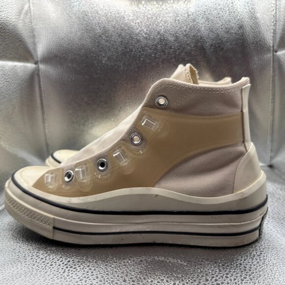 Size M 7 W 9 Kim Jones x Converse Chuck Taylor All-Star 70 Ivory Shoes 171258C - Picture 5 of 9